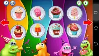 Puzzles for kids. Sweets cake Screen Shot 15