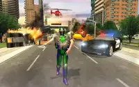 Green Super Ring Hero Crime Battle Screen Shot 7