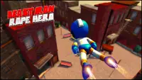 Beast Iron Rope Hero - Monster Stickman Hero Games Screen Shot 0