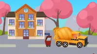Kids Construction Trucks Drive Games Screen Shot 5