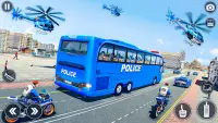 Simulateur de bus de police Screen Shot 2