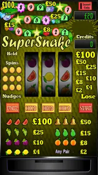 Slot Machine Super Snake Screen Shot 0