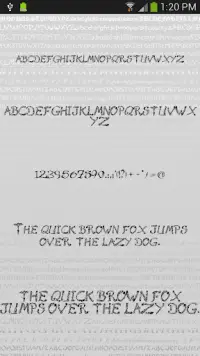 Tattoo Fonts for Android Screen Shot 5