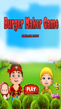 Children making Burger Games Screen Shot 0