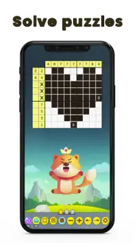Logic Art Square - Japanese Puzzles. Paint Pixel Screen Shot 0