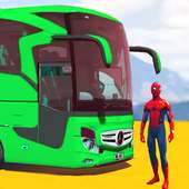 Superhero Modern Bus Coach Driver Simulator 2018