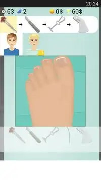 Foot Surgery Game Screen Shot 0