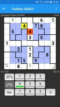 Sudoku Addict Screen Shot 1