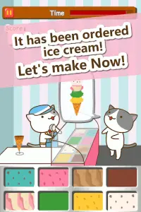 Cat ice cream shop Screen Shot 1