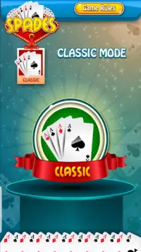 Spades Card Game Screen Shot 1