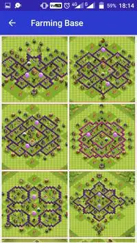 COC Base Map for TH7 Screen Shot 2