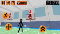 Stickman Teacher. Basketball Basics Español Screen Shot 5