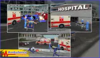 Ambulance pilote de secours 3D Screen Shot 7