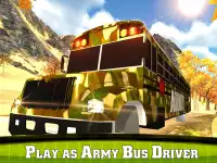 Off-Road Army Bus Simulator 3D Screen Shot 6