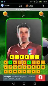 Giocatori di Calcio Quiz PRO17 Screen Shot 4