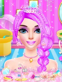 Pink Princess Makeup Salon : Games For Girls Screen Shot 1