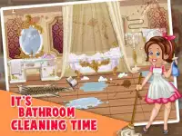 Công Chúa Làm Sạch Phòng Tắm Trò Chơi Screen Shot 1