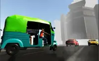 Realistic City Rickshaw Drive Screen Shot 1