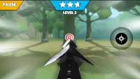 Latihan Ninja - Melempar pisau kunai shuriken Screen Shot 2