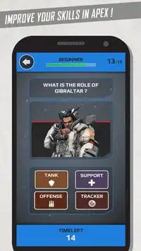 Apex Quiz - Melhorar suas habilidades Screen Shot 0
