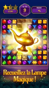 Jewels & Genies: Aladdin Quest - Match 3 Jeux Screen Shot 1