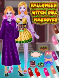 Halloween Witch Girl Makeover Screen Shot 0