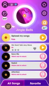 Pink Tiles Hop 3D - Dancing Music Game Screen Shot 1