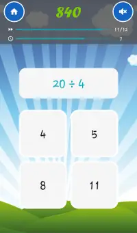 Math Game Screen Shot 2