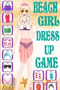 Beach Girl Dressup Game Screen Shot 1