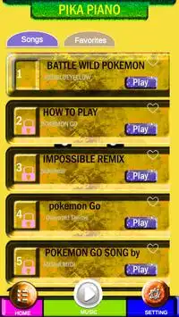 Pokemon Go -  piano tiles 2020 Screen Shot 1