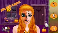 Cute Girl Halloween Makeup Art Screen Shot 5