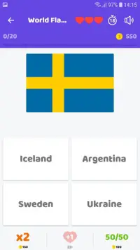 Flags and Capitals of the World: Guess-Quiz Screen Shot 5