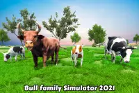 Angry Bull Family Survival 3D Screen Shot 5