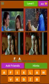 Bollywood Movies Quiz - 4 Vs 1 Screen Shot 0