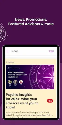 Zodiac Psychics: Tarot Reading Screen Shot 23