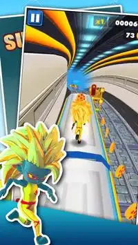 Super Stickman Dragon Saiyan  Runner Screen Shot 2