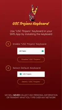USC Trojans Keyboard Screen Shot 1