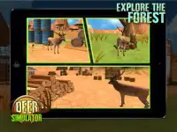 Deer Simulator 3D Wildlife Sim Screen Shot 7
