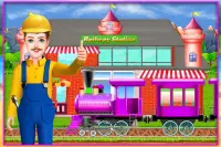 Build Railway Track & Station Screen Shot 0