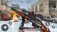 戦争狙撃ゲームの 3d - 大戦のシューティング 銃のゲーム Screen Shot 0