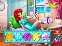 récupération maison sirène - jeux Princess Salon Screen Shot 4