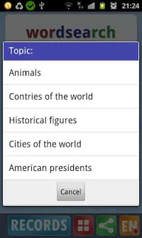 Word search Screen Shot 3
