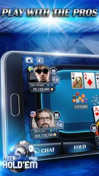 Live Holdem Pro Poker en ligne Screen Shot 0
