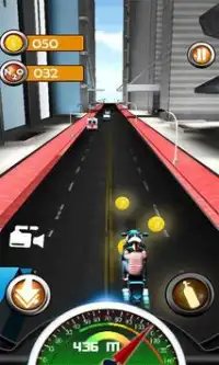stad snelweg 3d motorfiets race Screen Shot 3