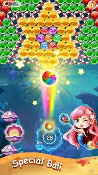 Mermaid Bubble Shooter Ball Pop: Fun Game For Free Screen Shot 0