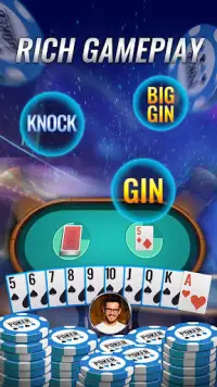 Gin Rummy Online -Poker texas Screen Shot 1