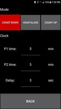 Chess Clock Screen Shot 1