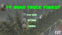 simulatore di camion fuoristrada: forest Screen Shot 0