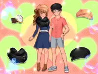 Anime Couples Dress Up Game Screen Shot 4