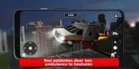 Autorijden Simulator Spellen: Vliegen Ziekenwagen Screen Shot 0